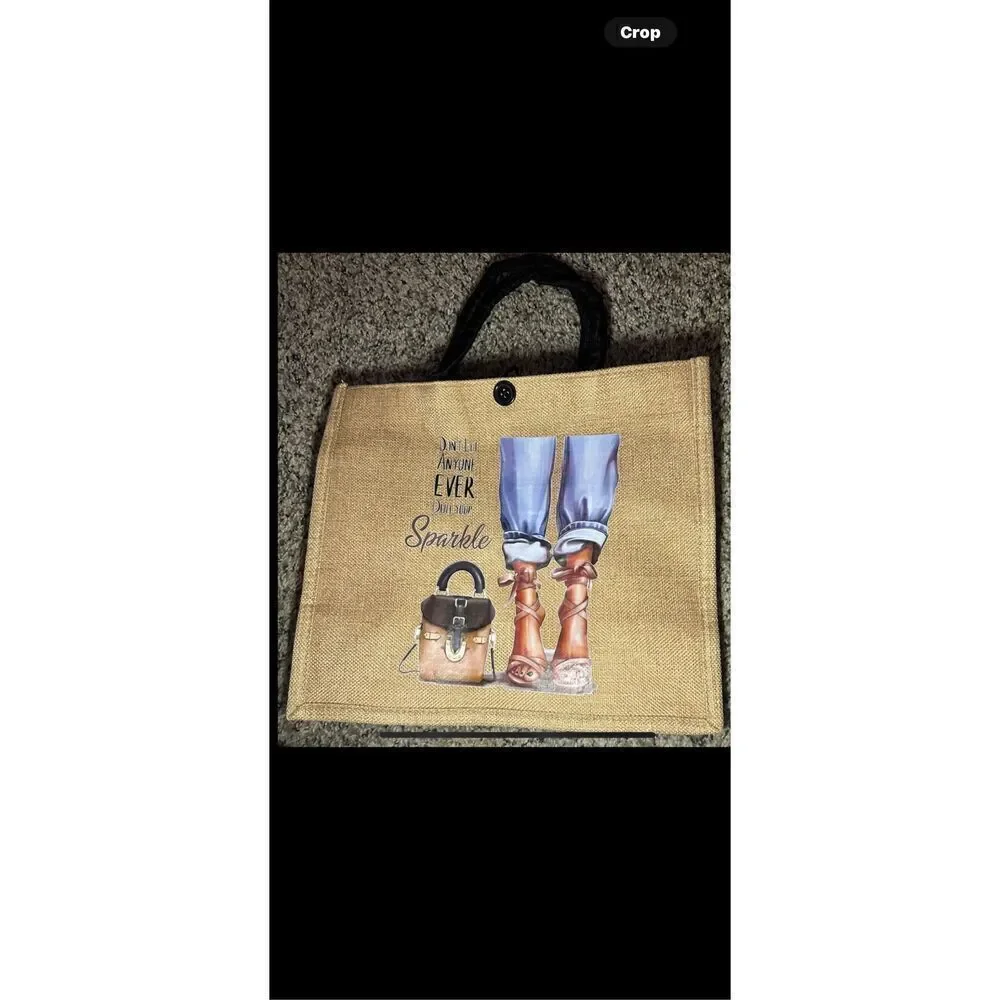 Fashion Girl canvas  tote bag/shoulder bag/shopping bag